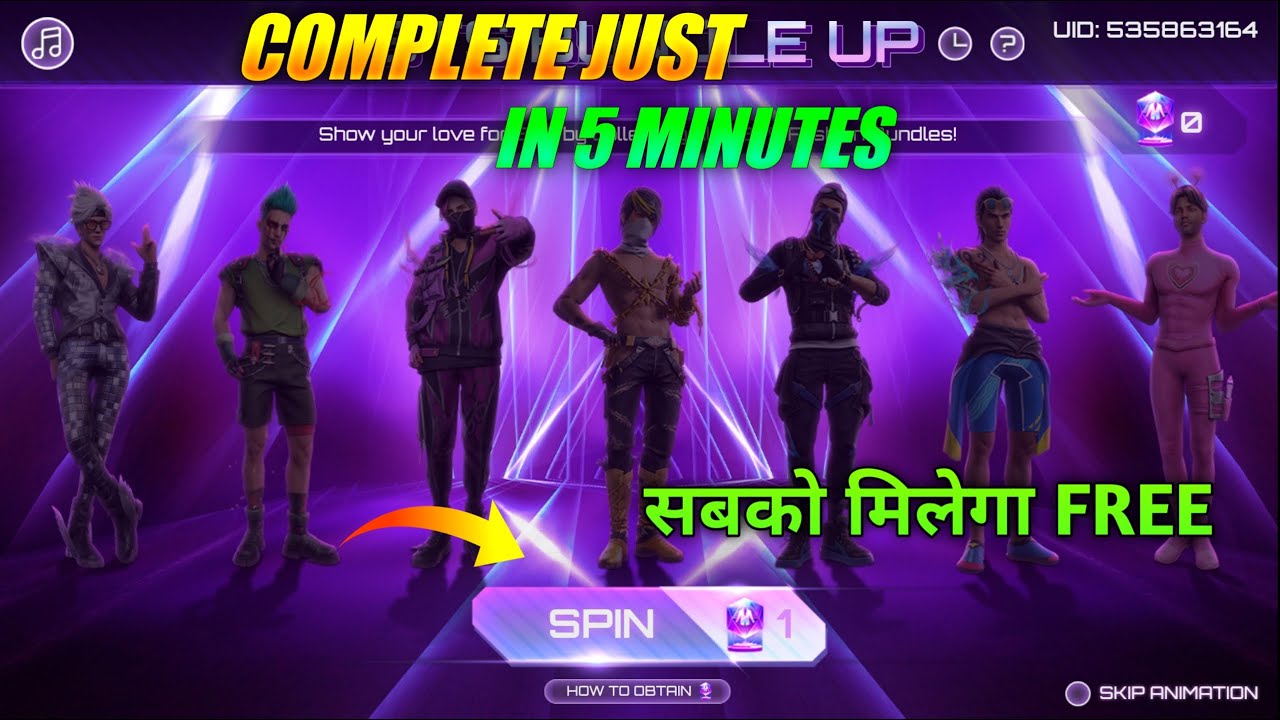 HOW TO COMPLETE BTS BUNDLE UP EVENT | FREE FIRE NEW EVENT | FF NEW EVENT | BTS BUNDLE UP EVENT