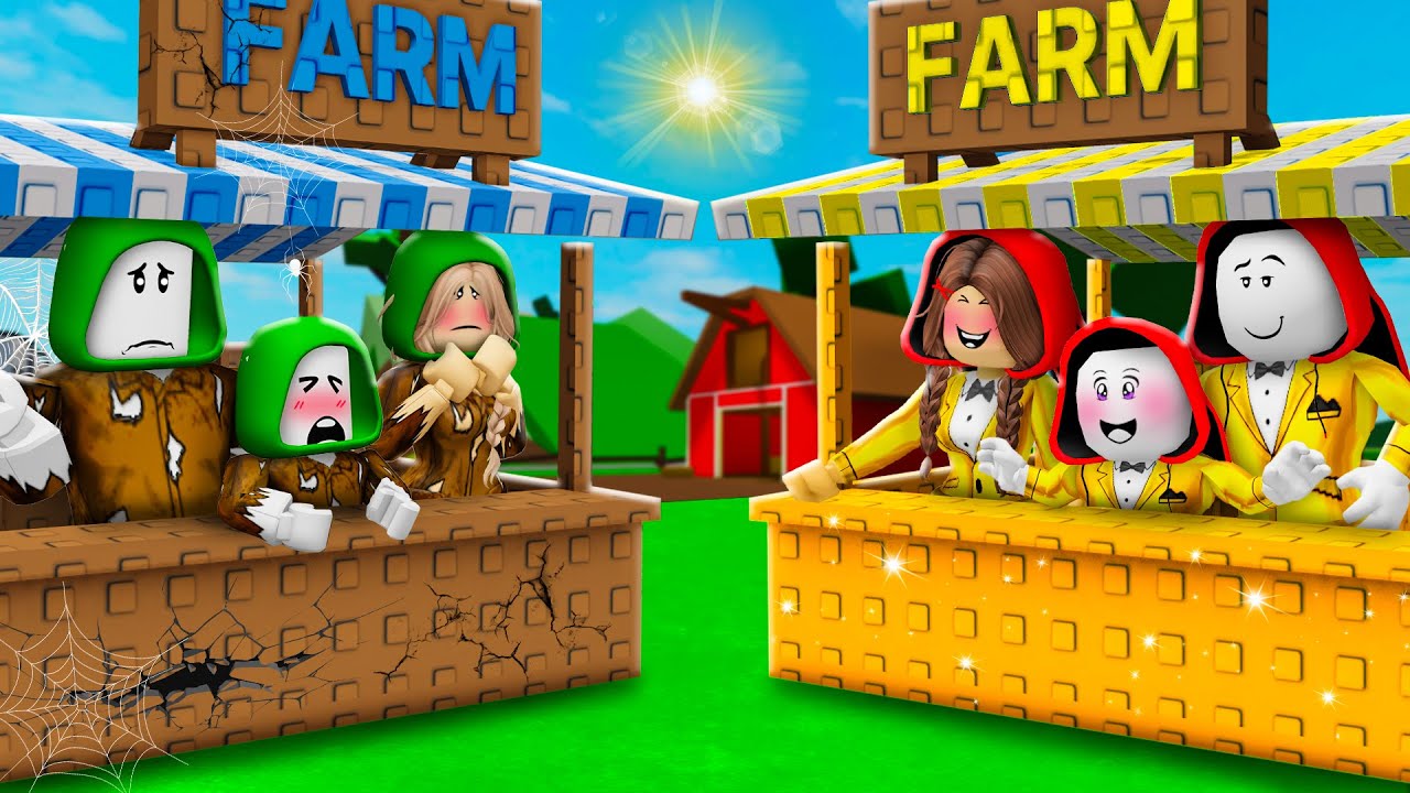 RICH JJ FAMILY vs POOR MIKEY FAMILY Play ROBLOX GROW A GARDEN - Maizen Animation