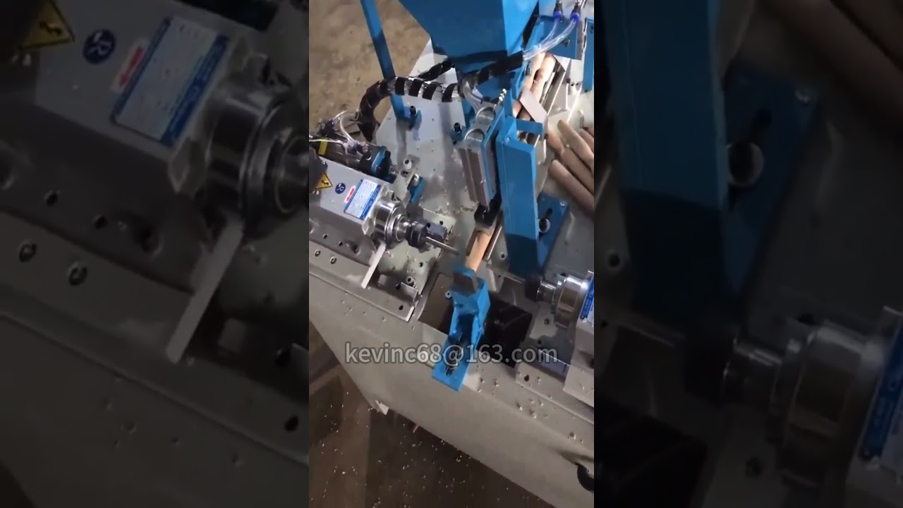 Automatic Wooden Handle Drilling Machine | wooden handle hole making machine for sale