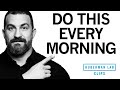 How to feel energized  sleep better with one morning activity  dr andrew huberman