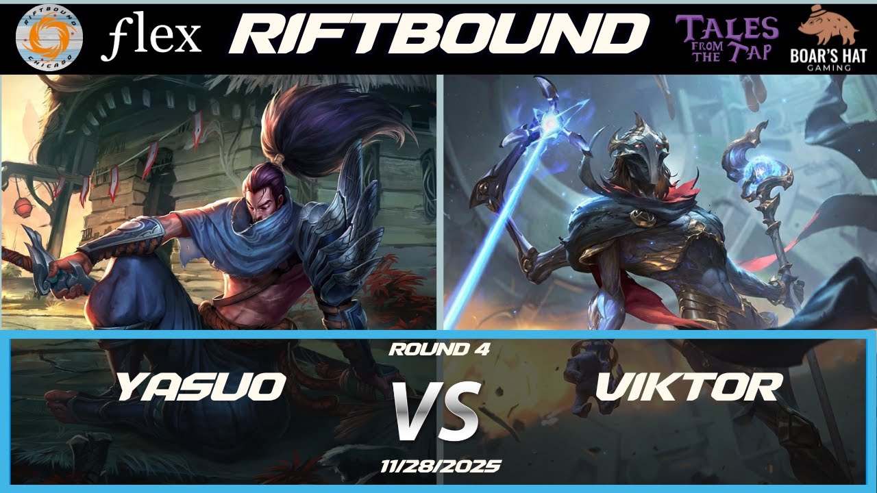 Yasuo VS Viktor [Riftbound Gameplay Round 4] - YouTube