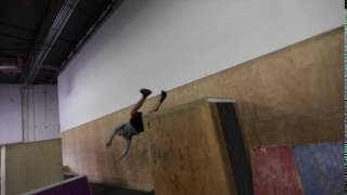 Toe Slip / Weight Forward / Dive Roll from 2.5 Meters Up - Parkour Ukemi