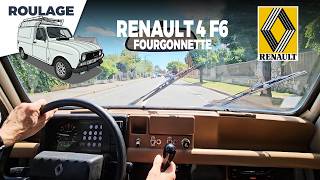 Roulage en Renault 4 F6 Fourgonnette de 1984 #renault #renault4 #car #auto #youngtimer #automobile