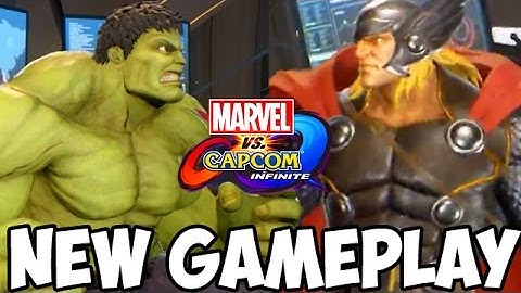 Marvel vs Capcom Infinite: Ultron, Hulk, Thor Gameplay Trailer! (Marvel Vs Capcom Infinite)