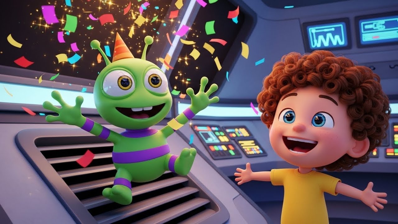 Among Us Silly Alien Hid in the Vent 👽 | Kids Songs & Nursery Rhymes