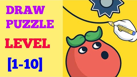 Draw puzzle level 1 2 3 4 5 6 7 8 9 10 Solution or Walkthrough