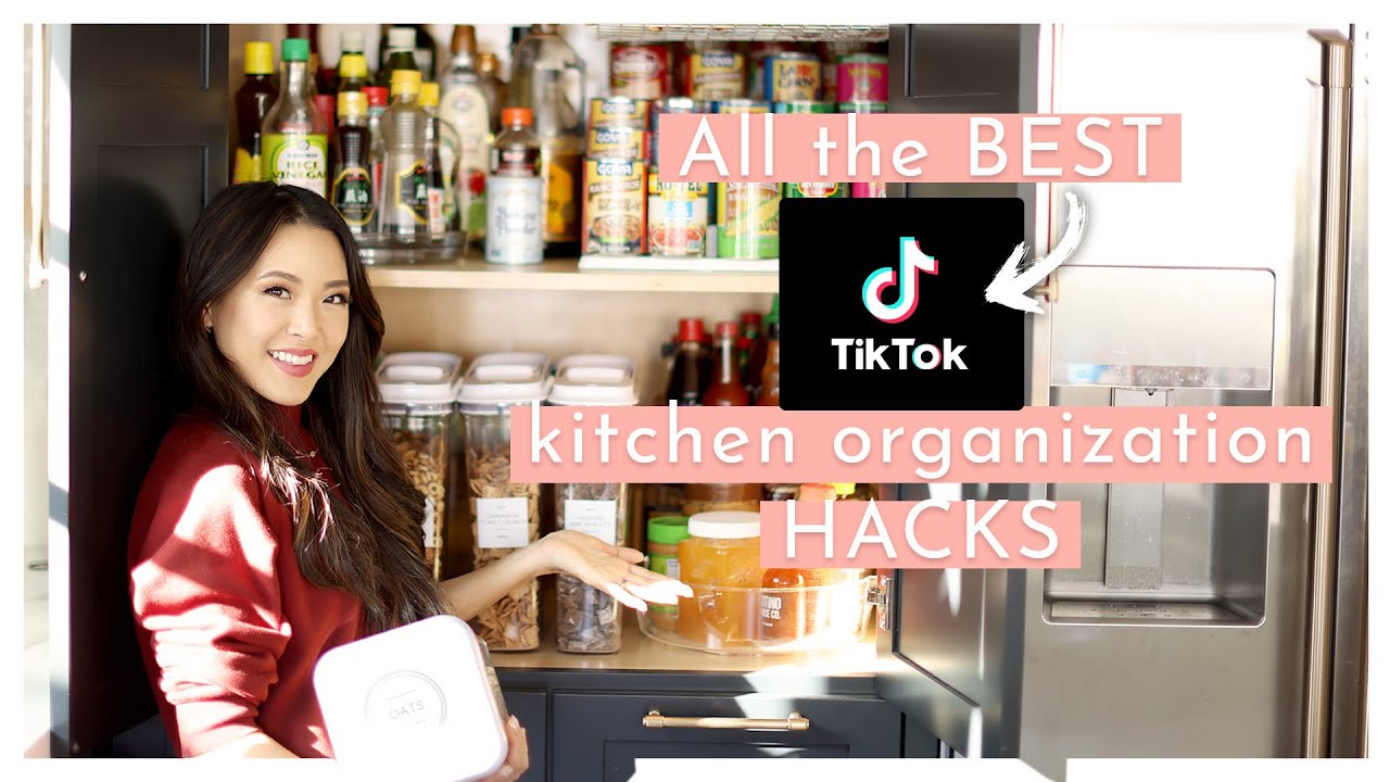 TRENDY TikTok  Kitchen Must-Haves You Need in Your Life  Kitchen  organization, Kitchen hacks organization, Closet organization diy