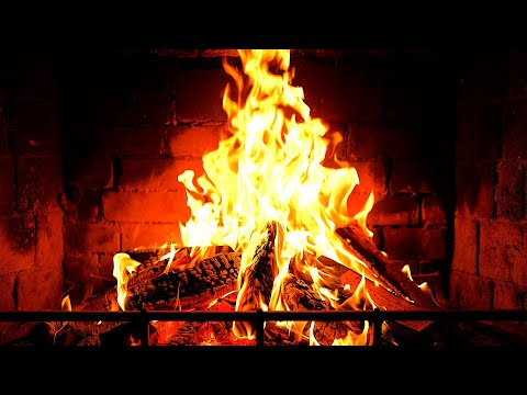 Cozy Fireplace 4K 12 HOURS Fireplace With Crackling Fire Sounds Fireplace Ambience 