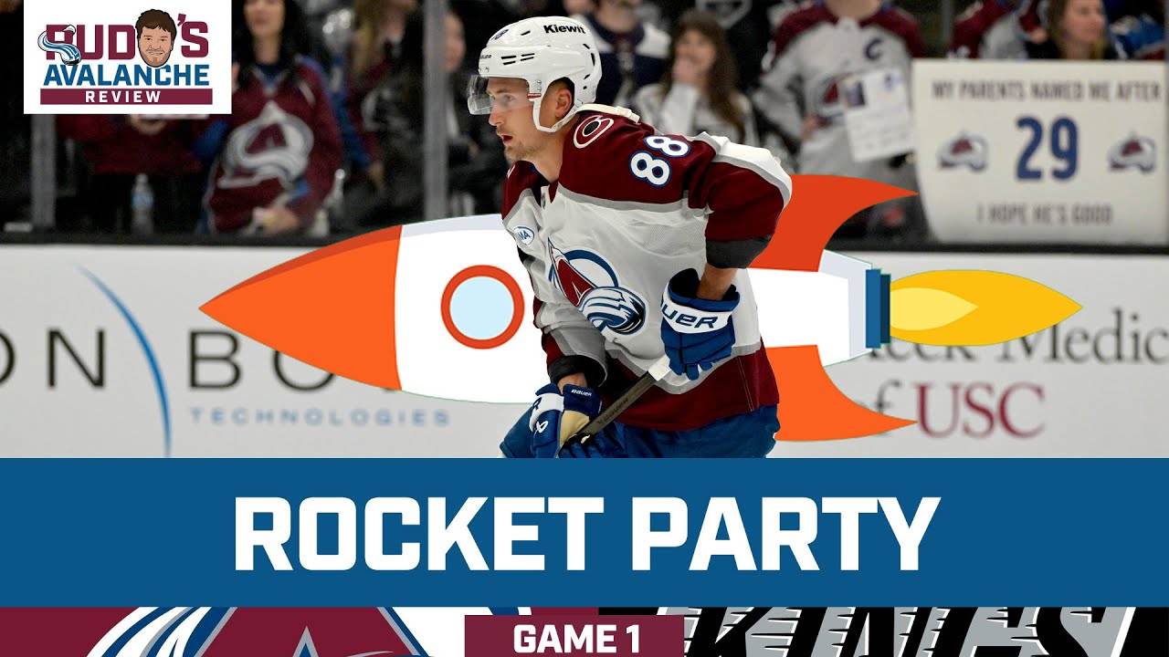 Marty Necas and the Colorado Avalanche Blast Off | Avalanche Review Game 1