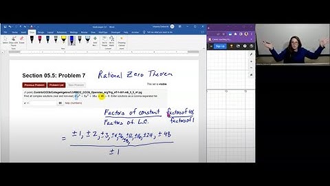 5.5 Zeros of Polynomials
