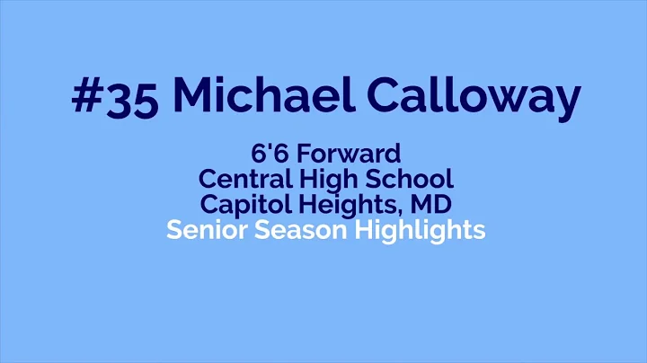 Michael Calloway 2020 Highlights