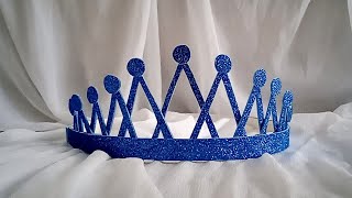 Draw-Cut & Make your own King Crown | How to make Crown | Recycling Paper Activities