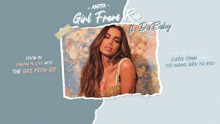 [Vietsub] Girl from Rio - Anitta Ft. DaBaby 💘 | Lyrics Video