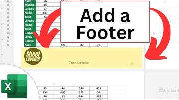 How to Add a Footer in Excel (Text, Picture, Page Numbers, and More)