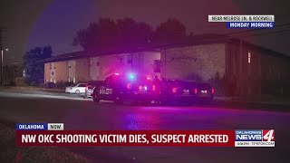 NW OKC shooting victim dies, suspect arrested