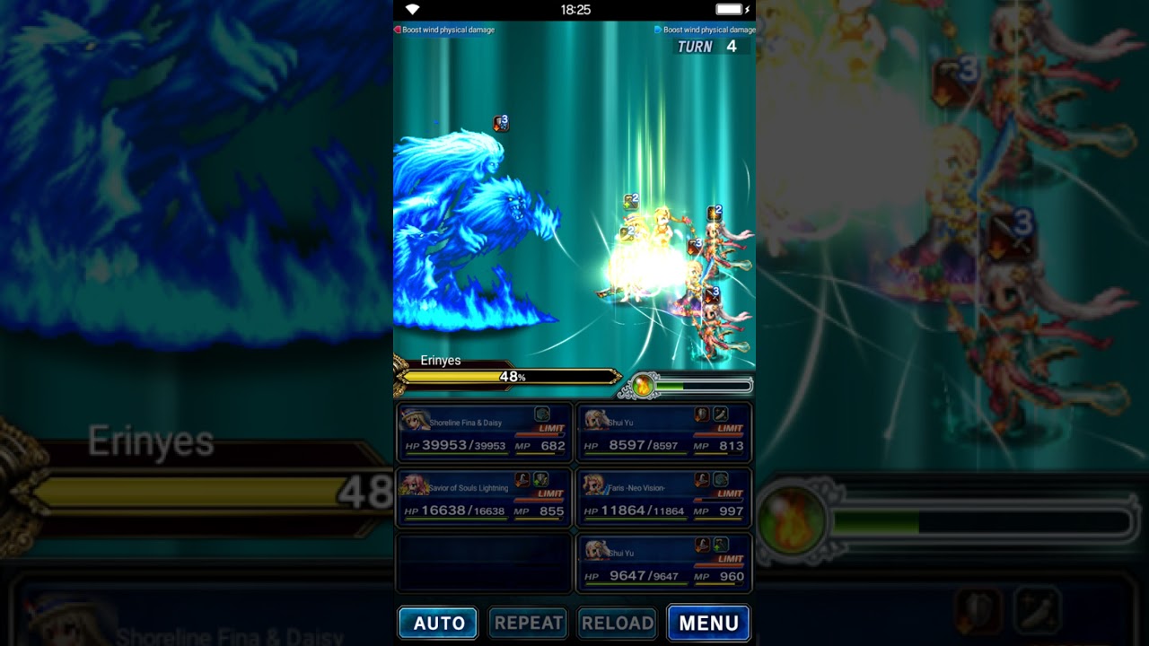 FFBE - Scorn of Erinyes - 8 turns OBAMA with Shui Yu and Faris