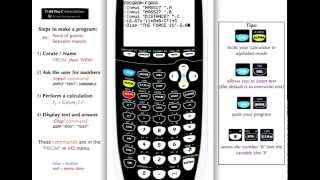 Force of Gravity - Programming with a Ti84 (or Ti83) Calculator