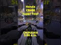 Morning Ride in Okinawa City 🌴 Honda CB400SF POV #shorts