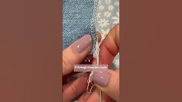 Overlocking sewing hack, learn to sew