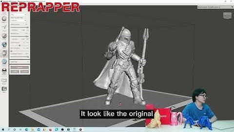 3D printed with Reprapper - Improve STL with Meshmixer