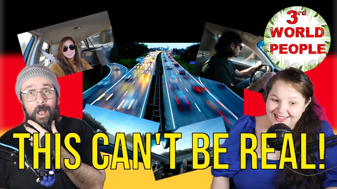 3rd WORLD PEOPLE DISCOVER THE GERMAN AUTOBAHN | GERMANY REACTION