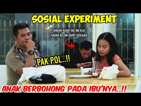 BIKIN TERHARU..!! anak rantau bohongin 1bu'nya atas kondisinya dikota | sosial experiment