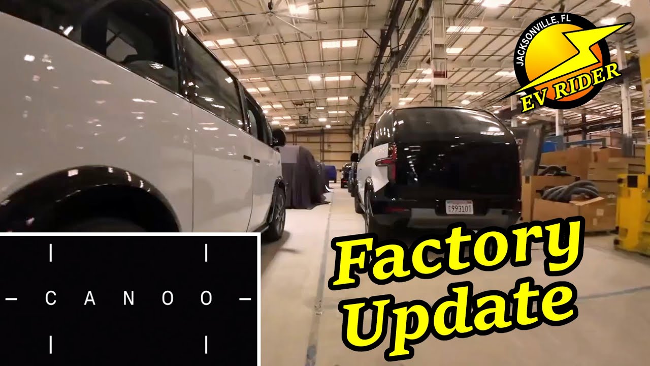 Canoo EV Startup Factory Update, Other News YouTube