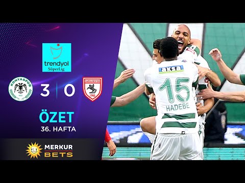 Merkur-Sports | T. Konyaspor (3-0) Y. Samsunspor - Highlights/Özet | Trendyol Süper Lig - 2023/24