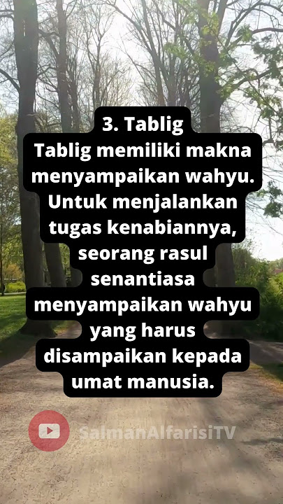 4 Sifat Nabi Muhammad yang Patut Diteladani #islam #amal #ceramahsingkat