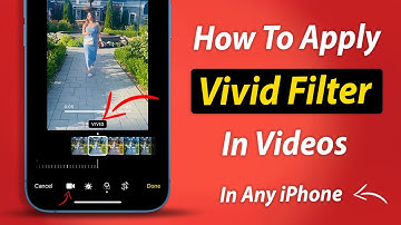 How to Apply Vivid Filter in Videos in any iPhone - Vivid Filter for Videos