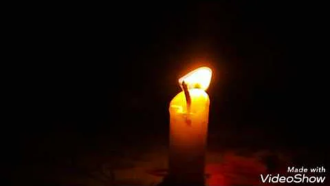 Slow-motion candle light