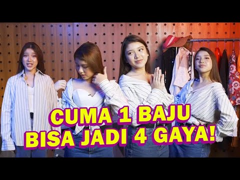 CUMA 1 BAJU BISA JADI 4 GAYA! - TIARA FASHION TIPS AND HACKS