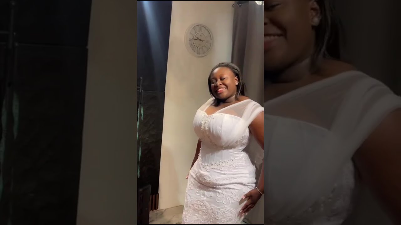 All-white gown/African attire/African bridal white bridal wear inspo for ladies