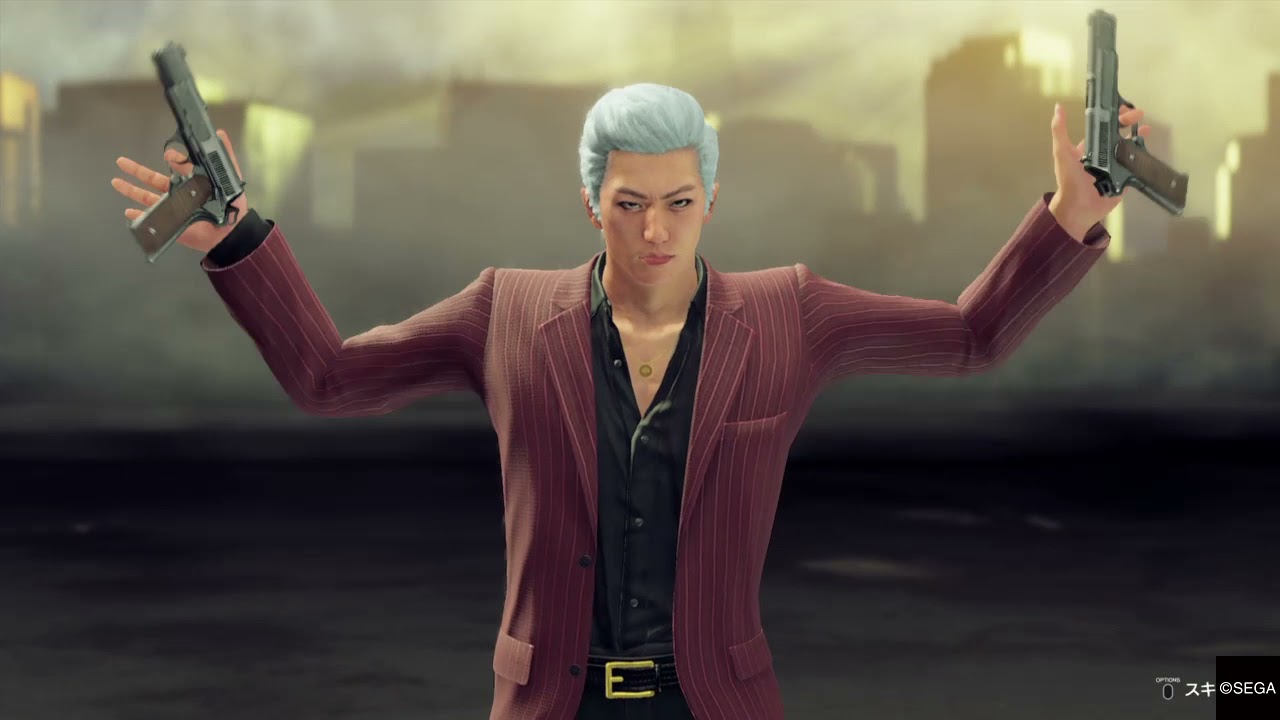 龍が如く7日本人ハン ジュンギ秋山駿スーツテーラードジャケットメンズファッションエアガンハンドガン打たれます Youtube