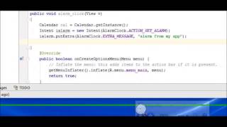 How To Set A Alarm From Our Application