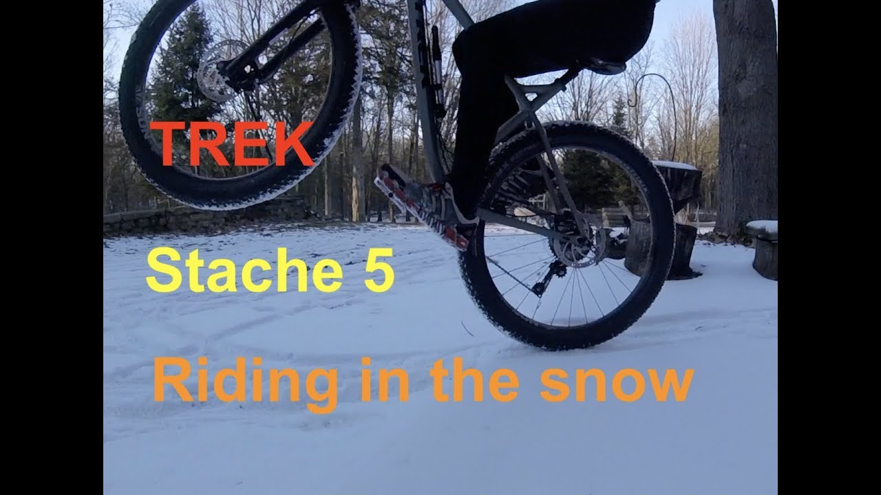 Riding Bikes - TREK Stache 5 in the 