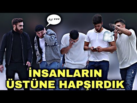 İNSANLARIN ÜSTÜNƏ HAPŞIRMAK (İnsanları Qıcıqlandırmaq) (Razborka)  Prank