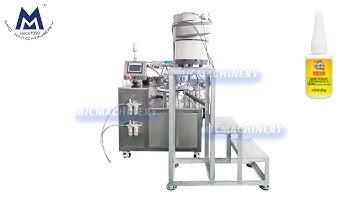 Glue Filling Machine: how to fill glue into bottles automatically (30-40 pcs/min)
