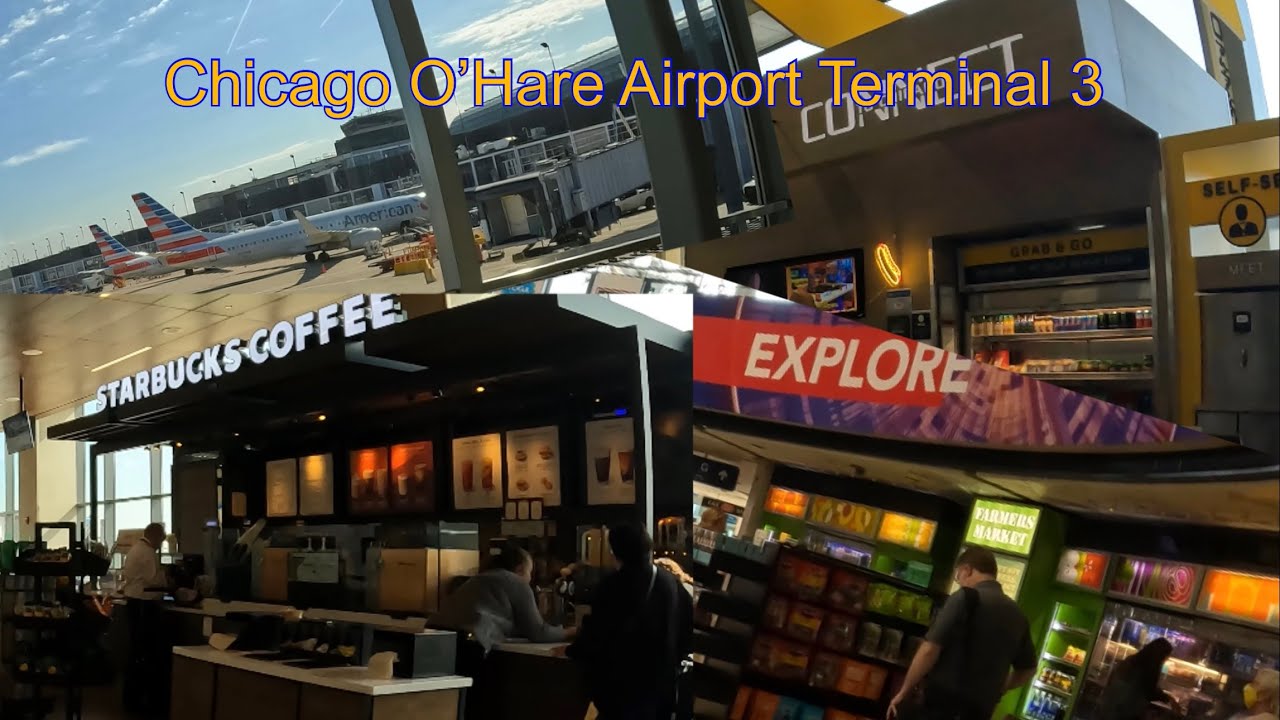 Chicago O’Hare Airport Terminal 3 YouTube