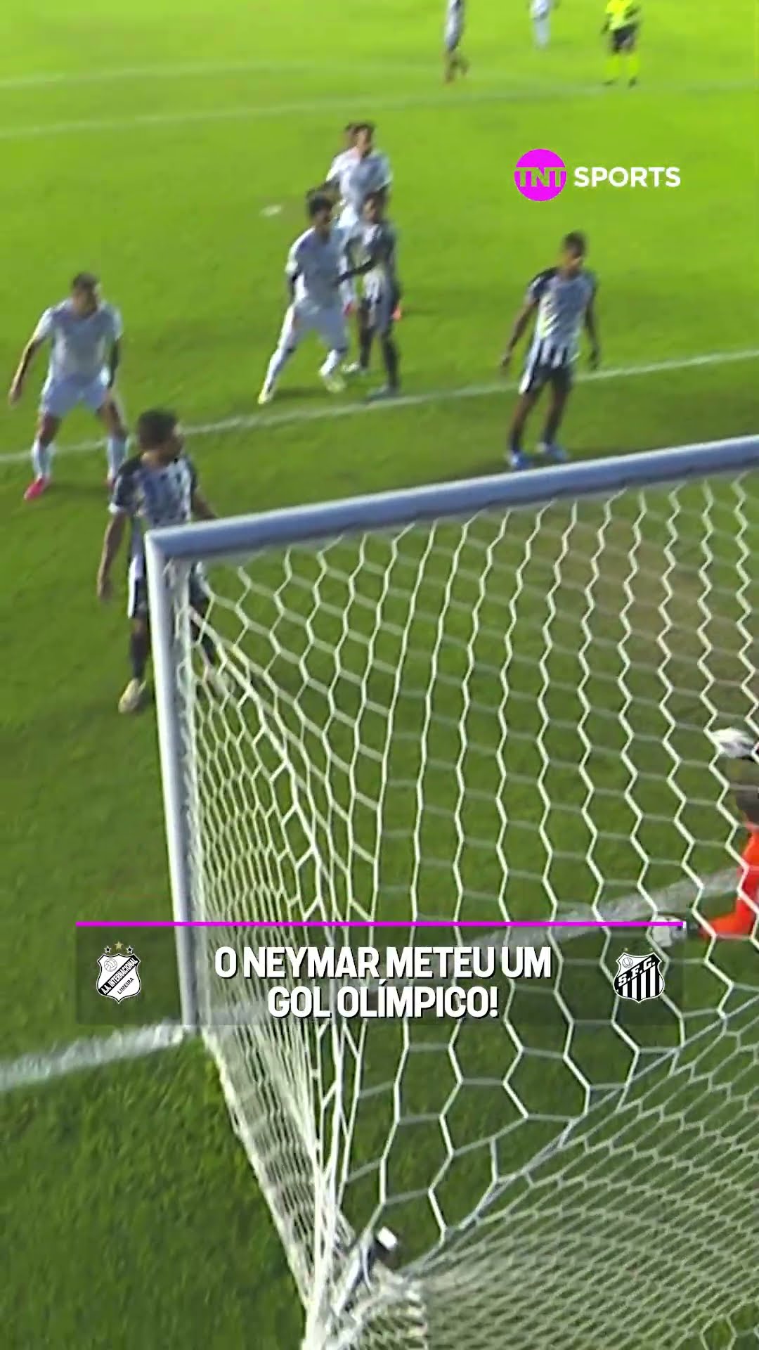 SIMPLESMENTE UM GOL OLÍMPICO DO NEYMAR NO PAULISTÃO #shorts