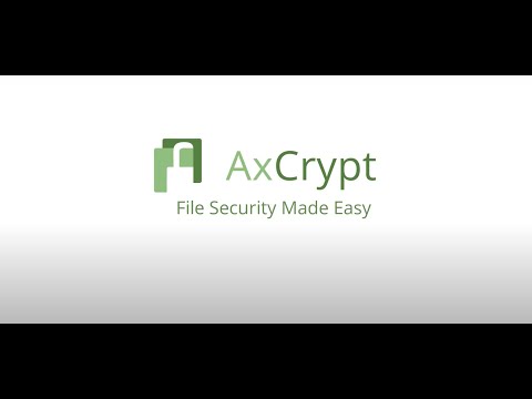 AxCrypt - How to Install and Set up your AxCrypt ID