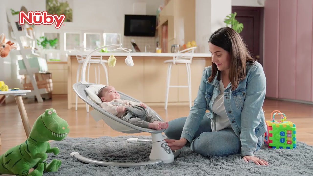 Nuby Baby Swing Chair YouTube