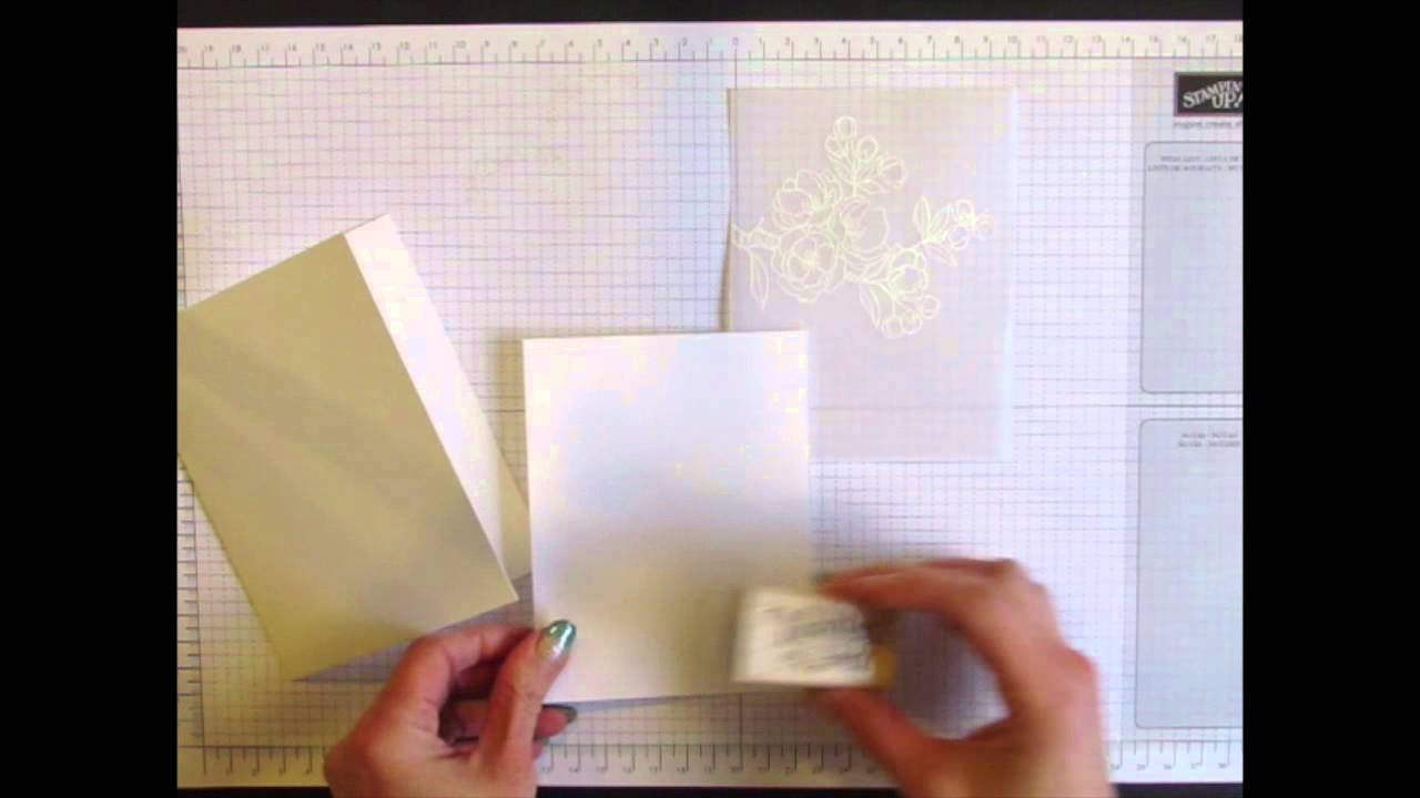 Stamp Your Art Out! Demo 1 Indescribable Gift...Embossing Vellum