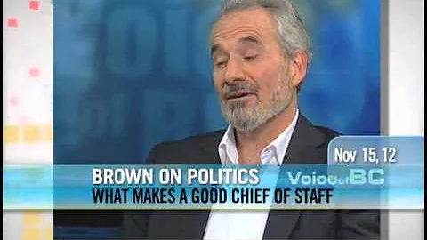 Martyn Brown - What Makes A Good Chief Of Staff