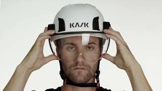 Tutorial - Come montare visore Zen all'elmetto Kask - Accessorio DPI Kask casco antinfortunistico