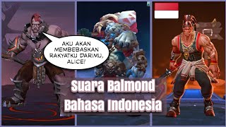 Suara Balmond Bahasa Indonesia Hero Mobile Legends