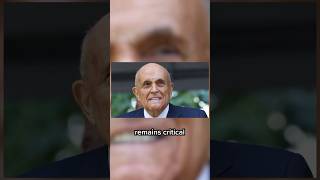 Rudy Giuliani hospitalized in 'critical but stable' condition