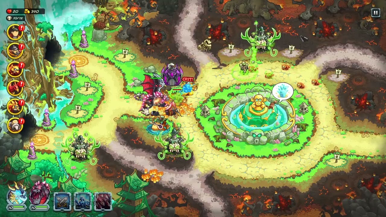 Kingdom Rush Alliance detonado parte 31 Celestial Monkey Forest