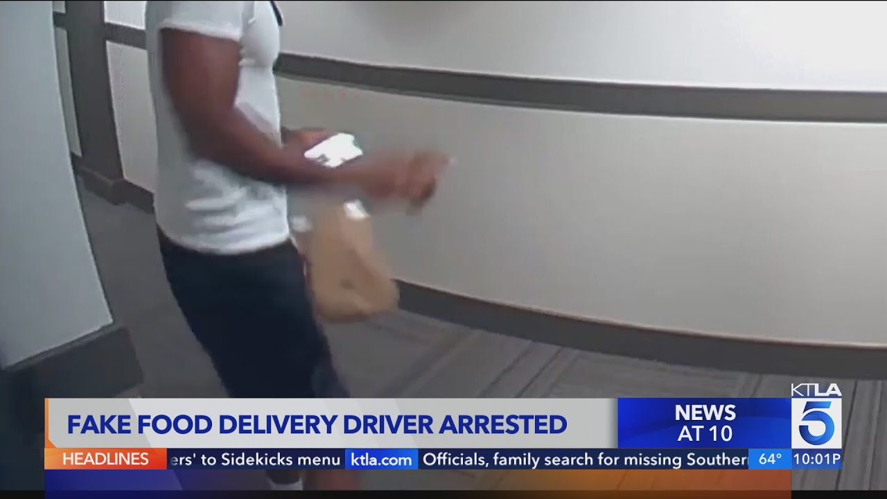Fake food delivery driver arrested for burglary