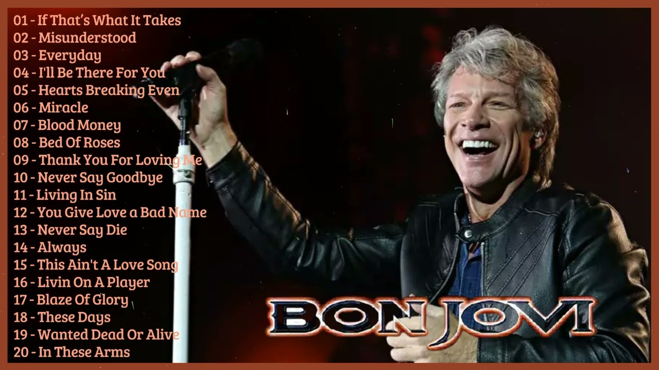 ⁣Best Of Bon Jovi - Greatest Hits Full Album – Vol. 02